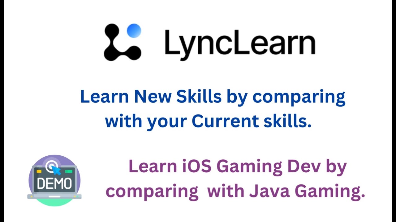 LyncLearn - A Personalized Upskilling Platform demo video