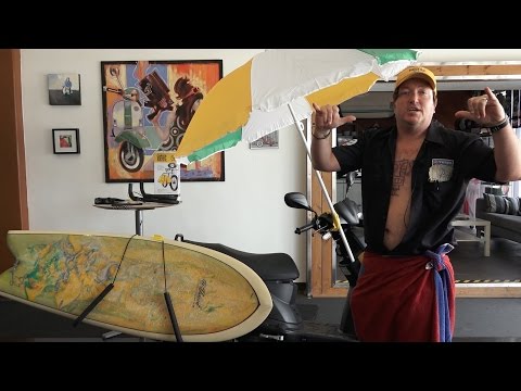 Vespa Scooter Surf Rack by Carver