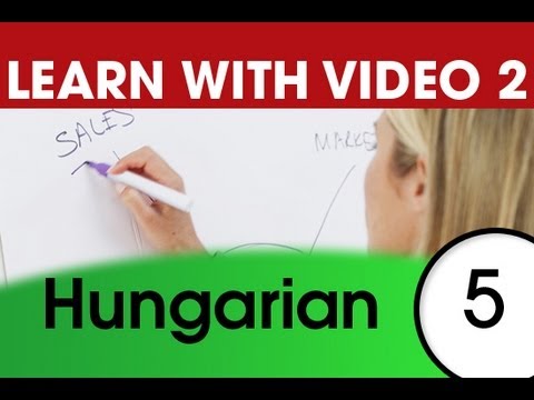 Learn Hungarian Vocabulary with Pictures and Video - Top 20 Hungarian Verbs 3