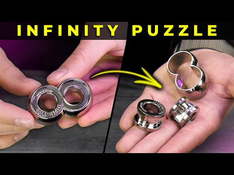 Try to free these metal rings | Infinity puzzle