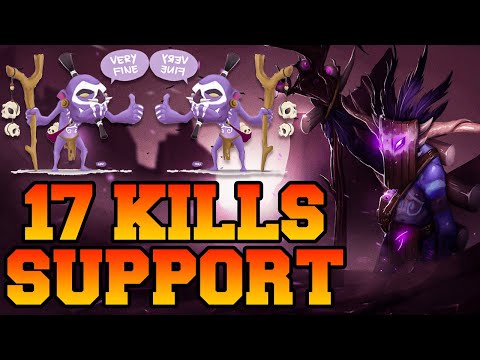 Witch Doctor Dota 2 Hard Support With 17 Kills Carry Pro Gameplay Guide Build
