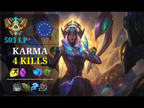 Karma Mid vs Sylas - 4 kills - Lorlor EUW Challenger (503 LP) Patch 11.4