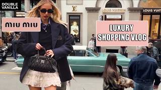 Luxury Shopping Vlog 🤍🤍🤍🤍✨✨ YSL Saint Laurent 🤍 Miu Miu 🤍 Louis Vuitton 🤍 Celine 🤍 Balenciaga & More