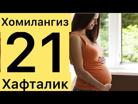 Болажонингиз 21хафталик булди