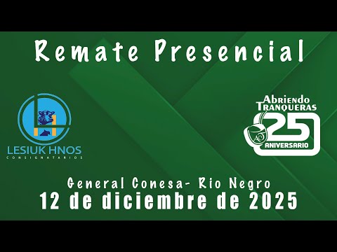 REMATE FIN DE AÑO - LESIUK HNOS - GENERAL CONESA RIO NEGRO