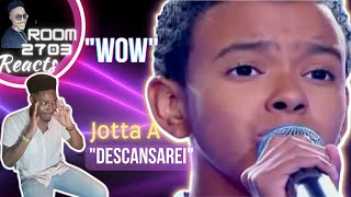 Jotta A sings &quot;Descansarei&quot; - First Time Reaction! ❤️