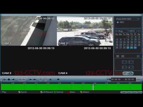 Playback Of Recorded Video On Dvr Recorder