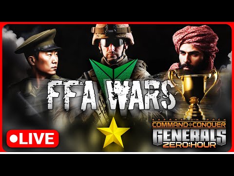 $1,100 FFA Wars Tournament - Set 1 - Hosted by Community Outpost | C&C Generals Zero Hour