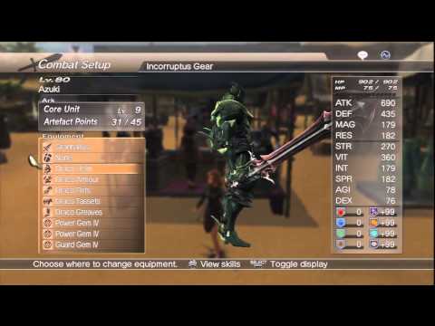 WKC 2 Avatar Knight Armor Set - Draco GR 19 - White Knight Chronicles II HD