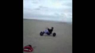 preview picture of video 'kite buggy 360  at   Sandhead'