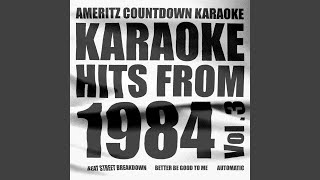 Bobby&#39;s Girl (In the Style of Tracey Ullman) (Karaoke Version)