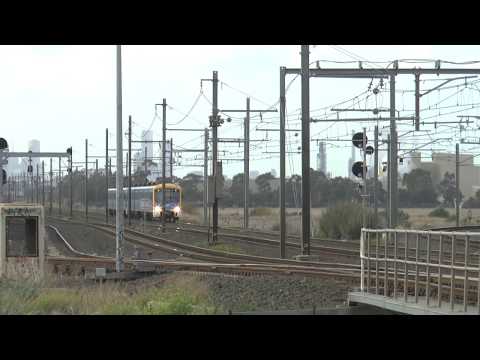 Australian Trains Laverton - Metro Electric Trains and V/Line VLocitys 2015