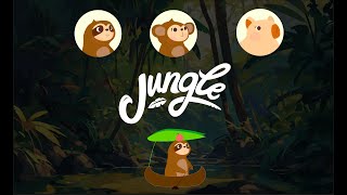 studying made fun on Jungle AI with gamification — unlock trees 🌴, animal characters 🐒, & level up!