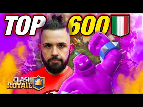 GRAX MUTO! Siamo TORNATI TOP 600° in ITALIA! - CLASH ROYALE