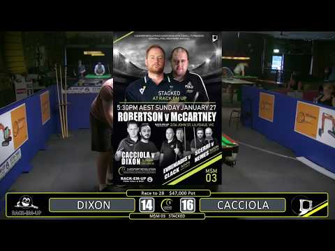 M$M 03 STACKED - Temujin Dixon v Michael Cacciola $47,000 pot Part 2