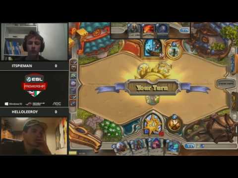 Hearthstone - Itspieman vs Helloleeroy -  ESL UK Premiership Spring 2017 - Week 2