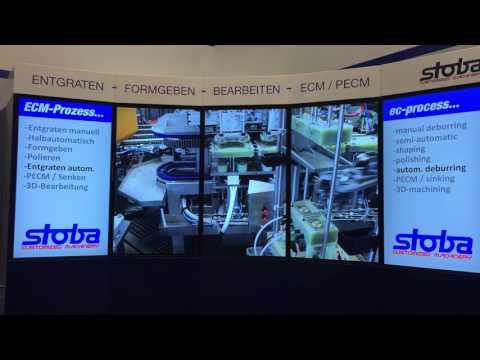 ECM Entgraten PECM Senken - stoba Sondermaschinen GmbH