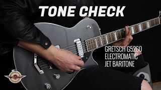 Video thumbnail for TONE CHECK: Gretsch G5260 Baritone Guitar Demo | No Talking by Cream City Music
