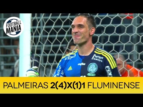 Palmeiras 2(4)x(1)1 Fluminense - Penalties - Copa do Brasil 2015 - Semifinal