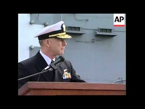 HONG KONG: US NAVY SHIPS VISIT