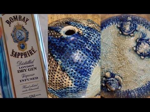 Melting Gin Glass Bottle on Ceramic Vase (Full Video!)
