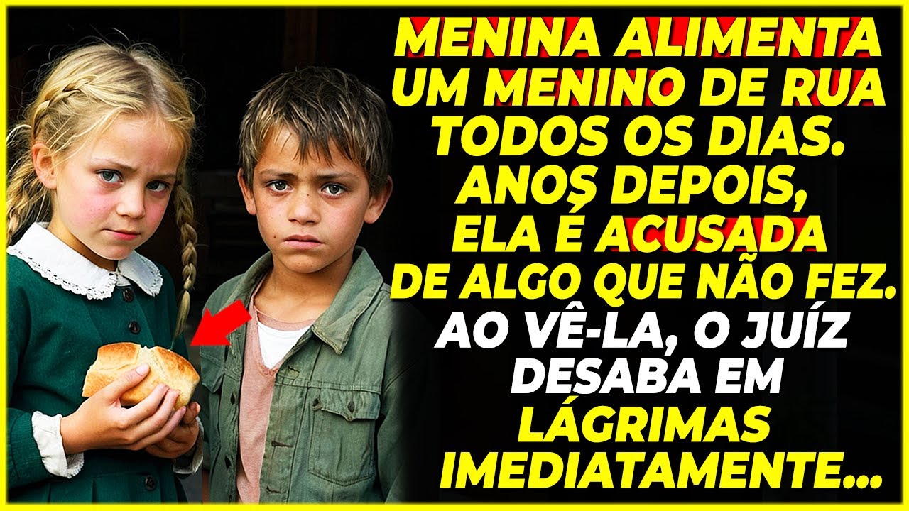 🔴MENINA SALVA UM MENINO DE RUA. ANOS DEPOIS, ELA É ACUSADA INJUSTAMENTE. O JUIZ CHORA AO VÊ-LA...