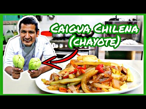 SALTADO DE CAIGUA CHILENA(chayote)  Comida Peruana y Saludable | La Receta del buen sabor