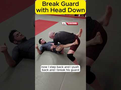 BJJ BEGINNER 😀 HOW TO BREAK CLOSED GUARD  #bjj #grappling #jiujitsu
