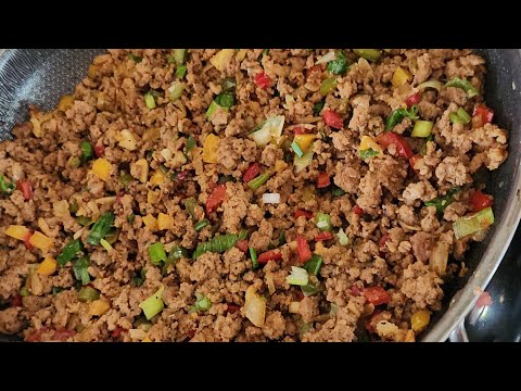 Ground Turkey and Peppers Recipe | Quick and Healthy