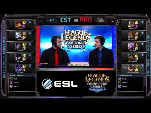 Team Coast vs Team LoLPro Game 1 | NA LCS Expansion Tournament Spring 2015 | CST vs PRO G1 60FPS