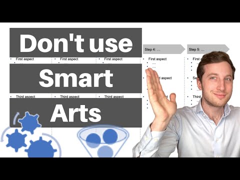 AVOID SMART ARTS IN POWERPOINT - Why you should not use SmartArt in PPT and what to do instead