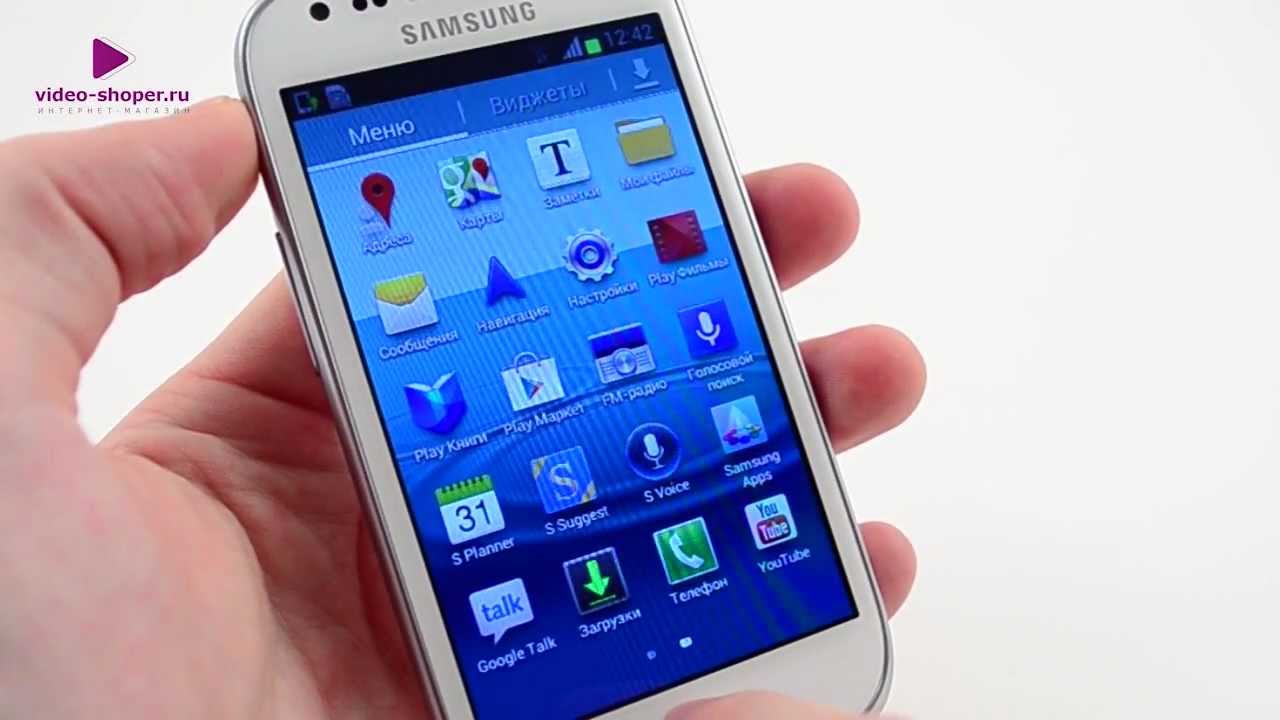 Смартфон Samsung GT-I8190 Galaxy S III mini 8Gb garnet red (красный)