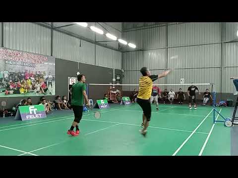 Badminton Friendly Match Men's Double Veteran Sijangkang - Hanafi / Zorro Vs Mahathir / Zul
