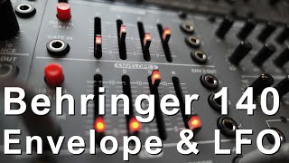 Video thumbnail for Behringer 140 Dual Envelope & LFO module by synthe sizer83
