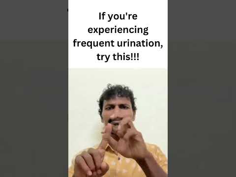 If you're experiencing frequent urination, try this!!!
