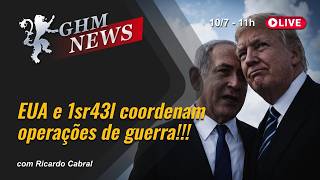 EUA e Israel coordenam operações de guerra!!!