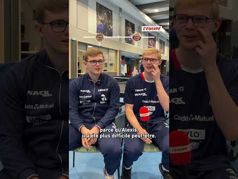 "Qui de vous deux" avec les frères Alexis et Félix Lebrun #pingpong