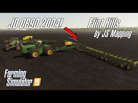 Trying out JHHG's 2004 DB90 along side the modern DB90 with Precision Farming on Flint Hills - EP22