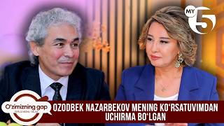 Burxon Sharopov: “Ozodbek Nazarbekov mening koʻrsatuvimdan uchirma boʻlgan” | O'ZIMIZNING GAP