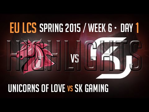 Unicorns of Love vs SK Gaming Highlights | Week 6 Day 1 S5 EU LCS Spring 2015 | UOL vs SK W6D1 G2