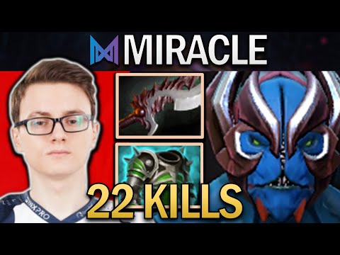 Nightstalker Dota 2 Gameplay Nigma.Miracle with 22 Kills - Abyssal