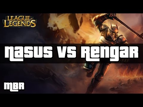 Riot K-9 Nasus Vs Rengar - Top Lane - Season 6 - League Of Legends - HD