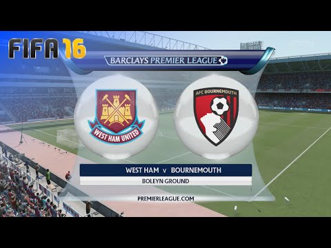 FIFA 16 - West Ham United vs. AFC Bournemouth @ Boleyn Ground (Season '16/'17)