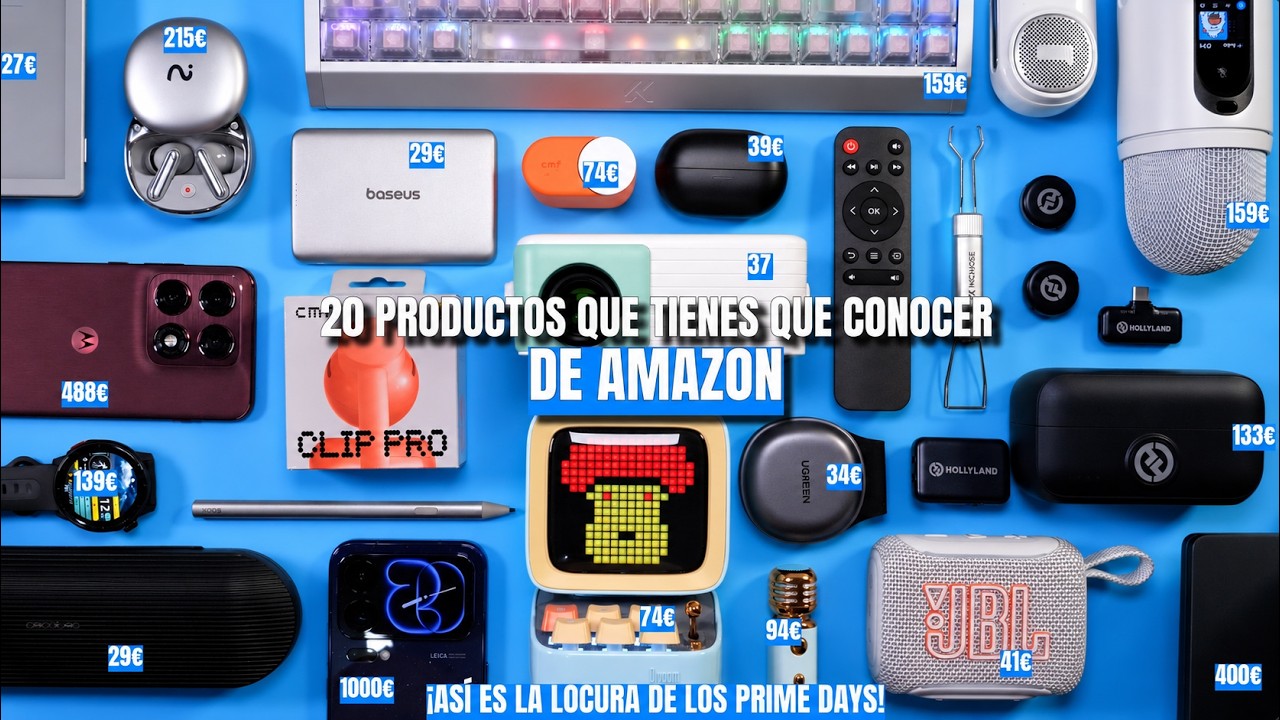 20 productos TOP de AMAZON en los nuevos PRIME DAYS 💥 ¡Aprovecha los regalos de temporada!  #06