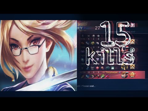 Boss Hard carry fanny , 15 kills 12k mobile legend , اقوه غيم فاني موبايل ليجند ، قتل اسطوري لا يصدق