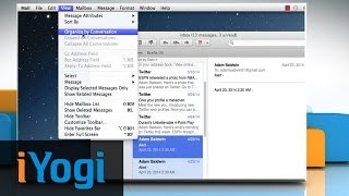 How to group the messages into conversations in the Mail app on a Mac® OS X™