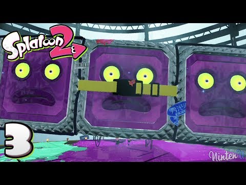 Splatoon 2 - 100% Walkthrough - Part 3 (Mission 10,11,12,13,14,15 & 3rd Boss Battle)