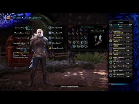 Monster Hunter World Iceborne : Elemental Bow Build