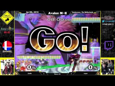 Avalon M-II - Zgetto (Fox) Vs reaper (Marth) - SSBM Singles Winners R5