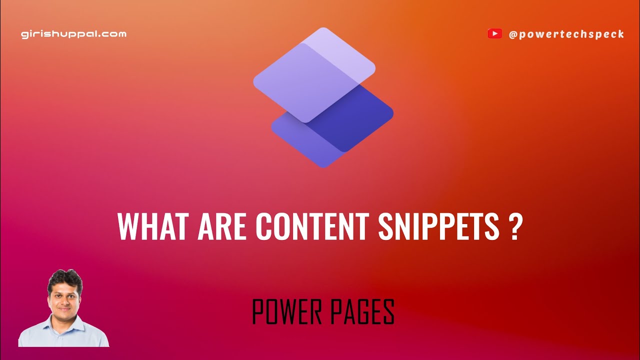 What are Content Snippets in Microsoft Power Pages?
